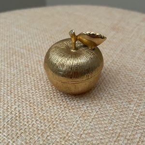 Vintage apple trinket box